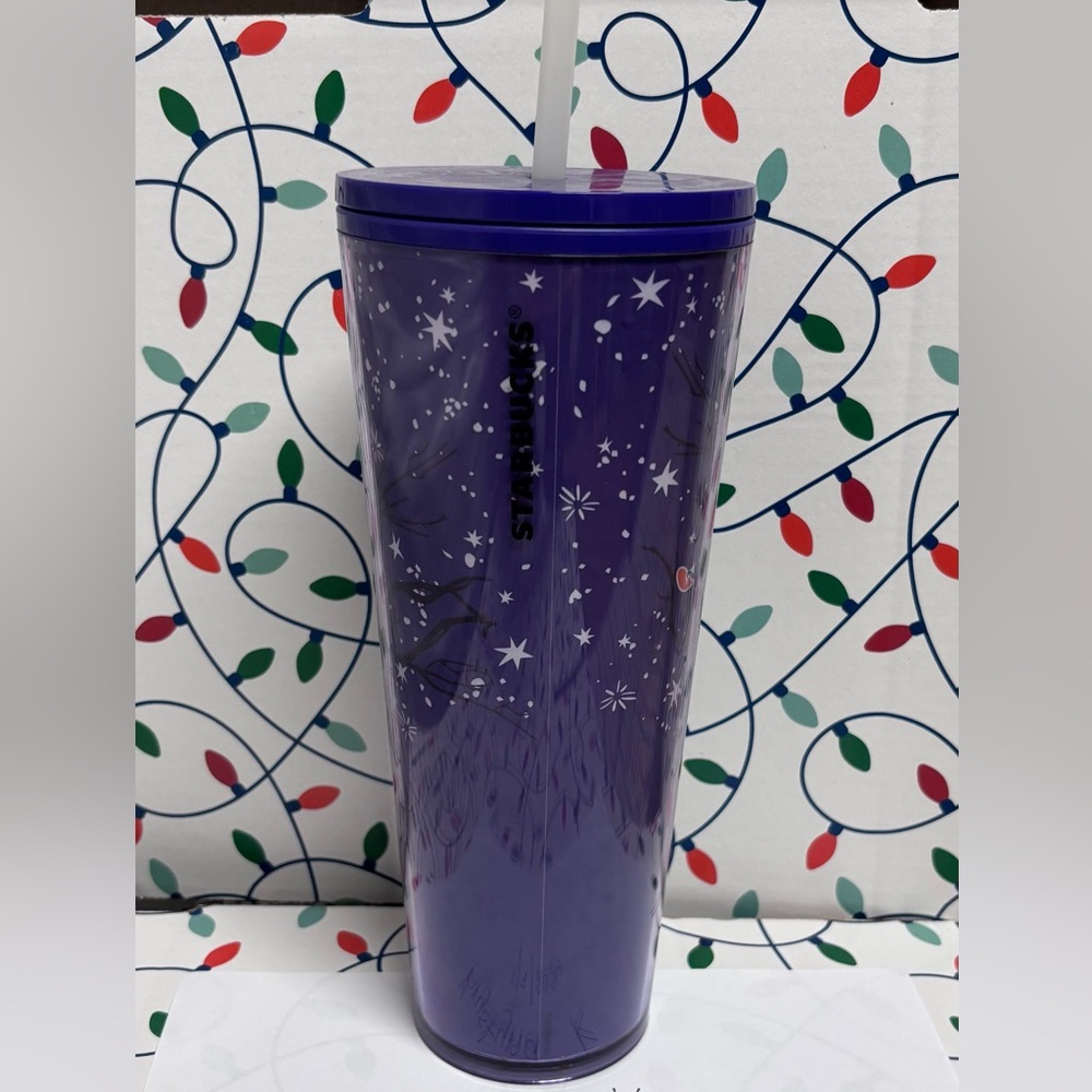 Starbucks (Used) 2022 Glow in the Dark and Purple Halloween